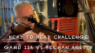 Head to head challenge: Gamo 126 super match vs Beeman AR2078 with Stoeger X-match pellets