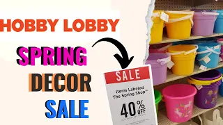 HOBBY LOBBY EASTER 2024 | SHOP WITH ME HOBBY LOBBY SPRING 2024