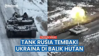 Rekaman Serangan Brutal Tank Brigade Bermotor ke-30 Rusia di Donetsk