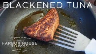 How to Cook: Blackened Yellowfin Tuna Steaks at Harbor House Hatteras