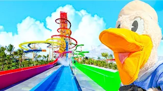 THE *BIGGEST* WATERSLIDES IN THE WORLD!