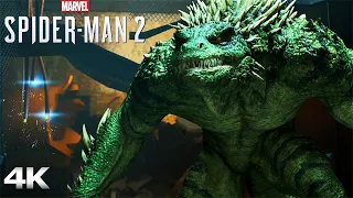 Spider-Man 2 - LIZARD Boss Fight 4K 60FPS Ultra HD