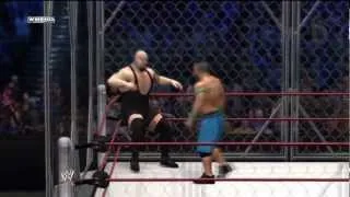 Machinima WWE No Way Out 2012 John Cena vs Big Show Steel Cage Match (PG)