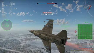 F16 *Ace* Try Hard Mode War Thunder Gameplay