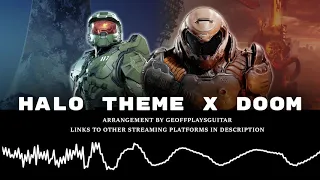 Halo Theme (Overture) in the style of Doom Eternal