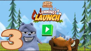 Grizzy and the Lemmings: Lemming Launch - Gameplay walkthrough part 3 (Android, IOS) (Android/iOS)