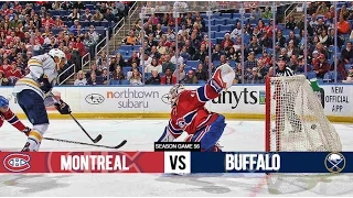 Montreal Canadiens vs Buffalo Sabres - Season Game 56 - All Goals (12/2/16)