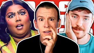 MrBeast Andrew Tate Scandal, Lizzo Responds To & Denies Accusations, & Today’s News