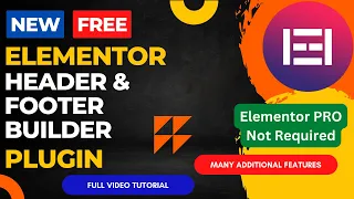 Free Elementor Header & Footer Builder plugin | Create custom header and footer in Elementor