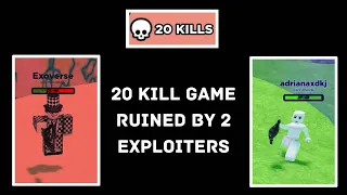 20 KILL Game RUINED by 2 EXPLOITERS | Slap Royale