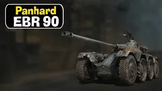 Panhard EBR 90 - идём к 105му. World of Tanks