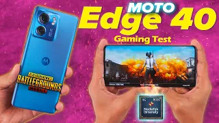 Moto Edge 40 Extreme PUBG Gaming Test || 🔥Heat & Battery Test🔥|| 144Hz pOLED