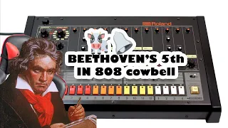 Beethoven's 5th Symphony But It's In 808 Cowbell Only