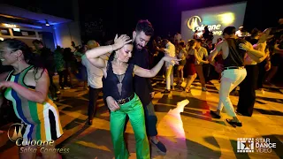 Panagiotis Aglamisis & Myrto Misyri ~ social dancing @ Cologne Salsa Congress