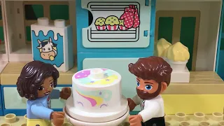 Stop Motion LEGO Stories: Duplo Playhouse Sisters Have An Epic Birthday Party
