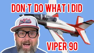 Viper 90mm Jet Thrust Reverse Midair, ooops