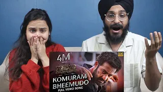Komuram Bheemudo Video Song REACTION | RRR | NTR,Ram Charan | SS Rajamouli | Parbrahm Singh