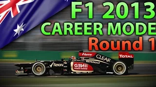 F1 2013 Career Mode - Part 1: Australia