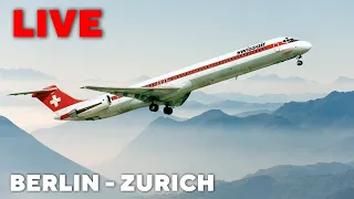 Maddog MD-82 | Berlin - Zurich | Swissair | GSX, VATSIM & MSFS