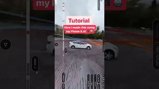 Ai Tutorial 📱 How I made this car video with AI #ai #artificialintelligence #tutorial #howto