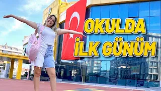 YENİ OKULDA İLK GÜNÜM VLOG! MELİKE ELİF BABAKIZ