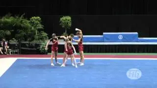 Sports Acro WC 2012 (USA) - Belgium, Men's Group -