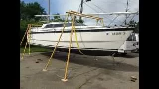 Portable Boat Lift - Lift Boat Off Trailer