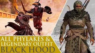 Assassin's Creed: Origins - All Phylakes & Black Hood Legendary Outfit