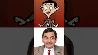Mr. Bean Cartoon Real Life  😍#shorts