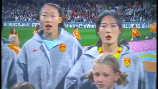 China National Anthem at FIFA Women's World Cup 2023