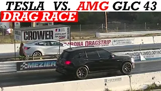 2019 Tesla Model 3 Performance vs. 2021 Mercedes AMG GLC 43