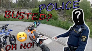 SWEDISH POLICE MEETS SUPERMOTOS!!