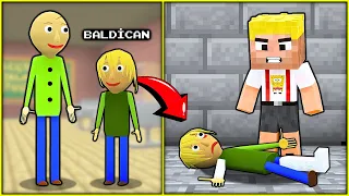 BALDİ'NİN BEBEĞİ OLDU, EFEKAN ONU DÖVDÜ! 😂 - Minecraft