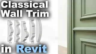 Classical Wall Trim in Revit Tutorial