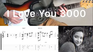 Stephanie Poetri - I Love You 3000 (guitar cover with tabs & chords)