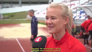 Pernille Harder & Magda Eriksson talking about each other (March 2020)