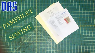 Pamphlet Sewing // Adventures in Bookbinding