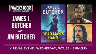 James J.  Butcher presents Dead Man’s Hand in conversation with Jim Butcher