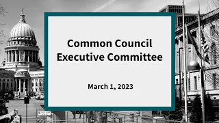 Common Council Executive Committee: Meeting of March 1, 2023