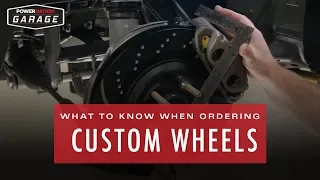 What To Know When Ordering Custom Wheels