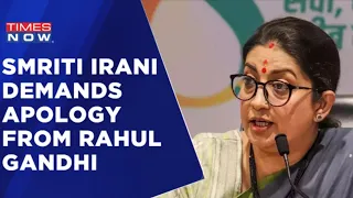 Union Minister Smriti Irani Launches Fresh Salvo Amid Rahul Gandhi's U.K Speech Row | Times Now