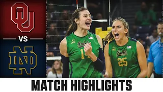 Oklahoma vs. Notre Dame ACC Volleyball Highlights (2023)