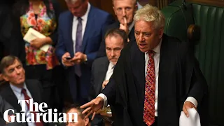 John Bercow calls for end to 'toxic' Commons culture after fury over PM's language