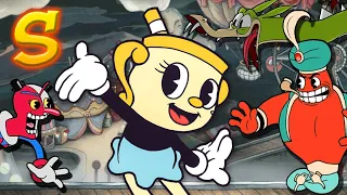 ВСЕ БОССЫ ЗА ЧАШУ НА РАНГ S – CUPHEAD DLC – ОСТРОВ 2