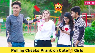 Pulling Cheeks Prank on #Cutegirls [Part-10] #Pulling #cheek #prank #bestpranks #prayagraj