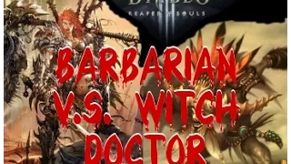 Diablo 3 - Dueling/Brawling, Barbarian VS Witch Doctor 1