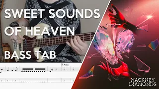 The Rolling Stones, Lady Gaga - Sweet Sounds of Heaven // Bass Cover // Play Along Tabs and Notation