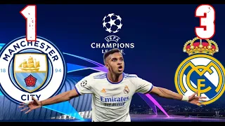 REAL MADRID VS MANCHESTER CITY HIGHLIGHTS  / CHAMPIONS LEAGUE / REAL MADRID MAGIC COMEBACK