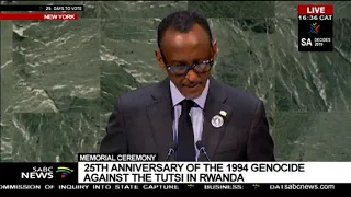 25th Anniversary of Rwanda genocide: Paul Kagame