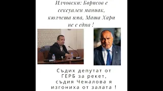 Светослав Илчовски: „Борисов е сексуален маниак, кюлчета и плеймейтки има, Мата Хари не е една ! "